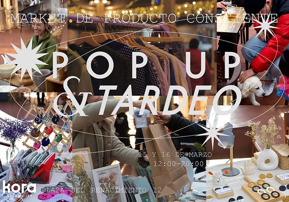 Ropa, complementos y artesanía única se combinan con talleres en este market de Vitoria