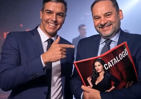 Captura del vídeo difundido en redes sociales por el PP