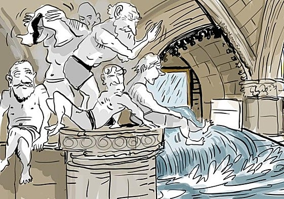 La viñeta de Cerrajería sobre la inundación de la cripta de la Catedral Nueva