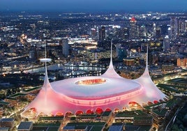 Vista externa del nuevo Old Trafford