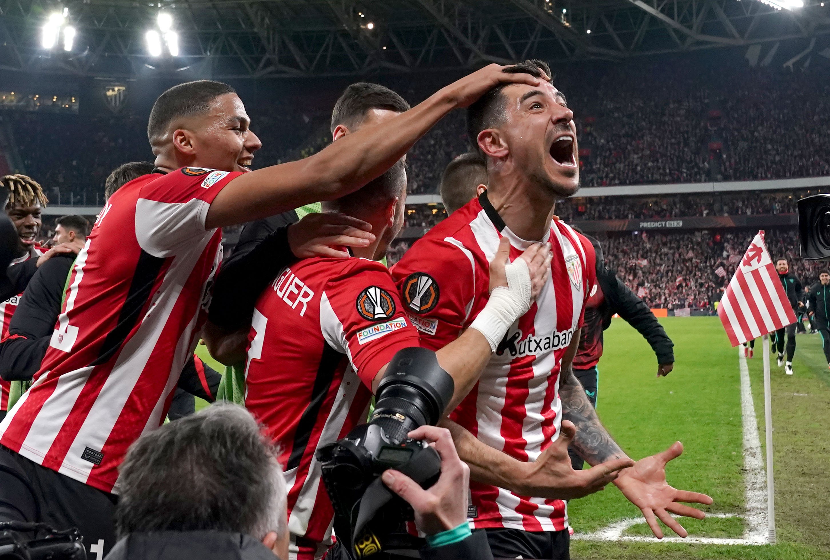 El Athletic-Roma en imágenes