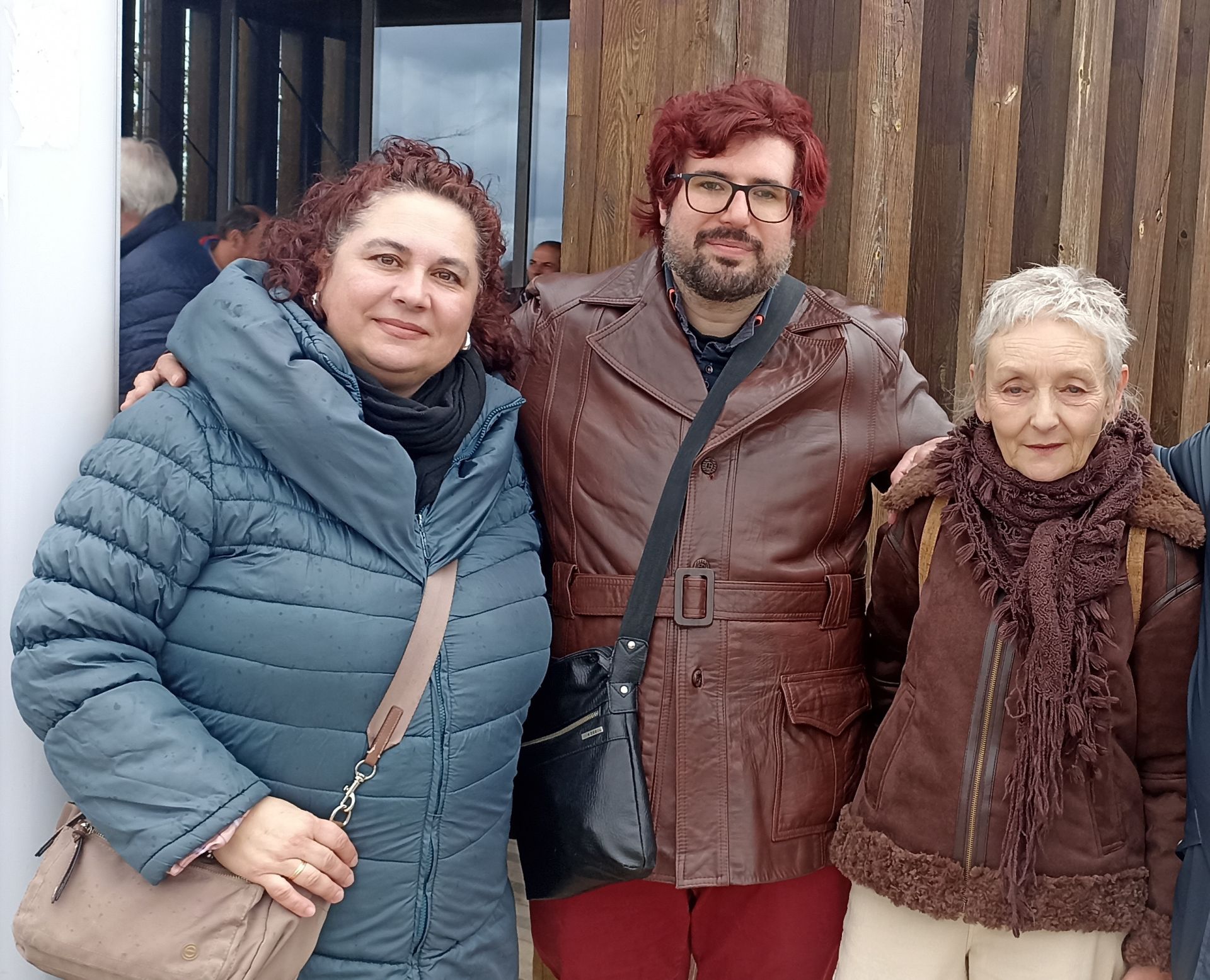 Esther Pérez Vaquero, Daniel González y Edurne Maiona.