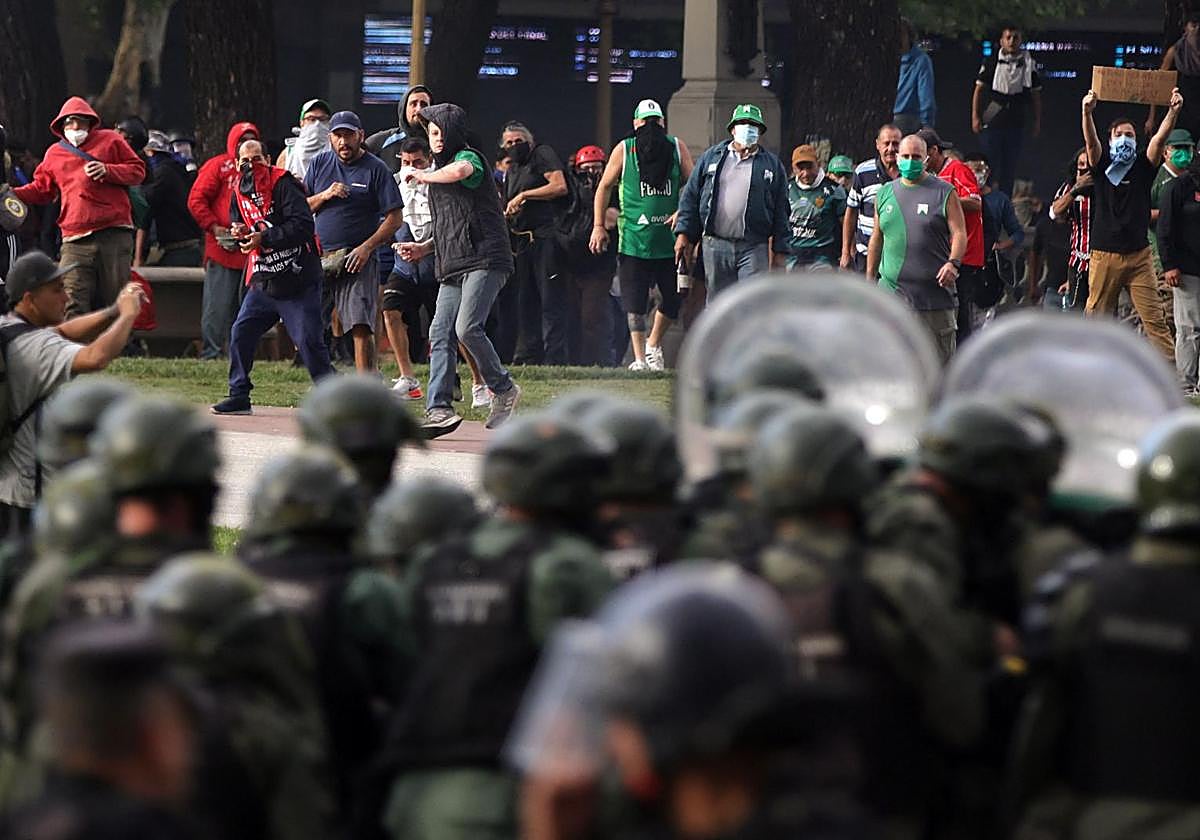 La represión de Milei