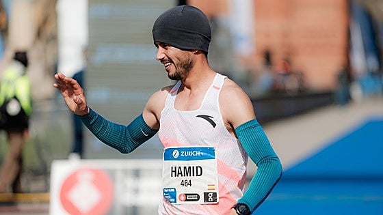 El atleta de Zamudio Hamid Ben Daoud, campeón de España de maratón
