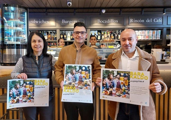 Esther Magaz, presidenta de ABK; Kenneth Martín, gerente del King's Cross y David Solla, presidente de Inguralde.
