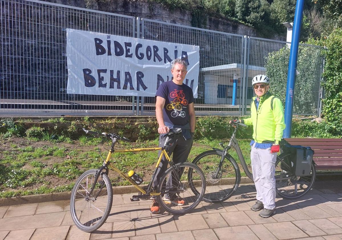 Ciclistas reclaman un bidegorri que conecte la comarca para favorecer la movilidad urbana