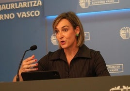 Maria Ubarretxena, portavoz del Ejecutivo.