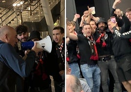 La afición se cuela en la rueda de prensa de Ponsarnau... ¡y coge el altavoz para celebrar el pase a la final!