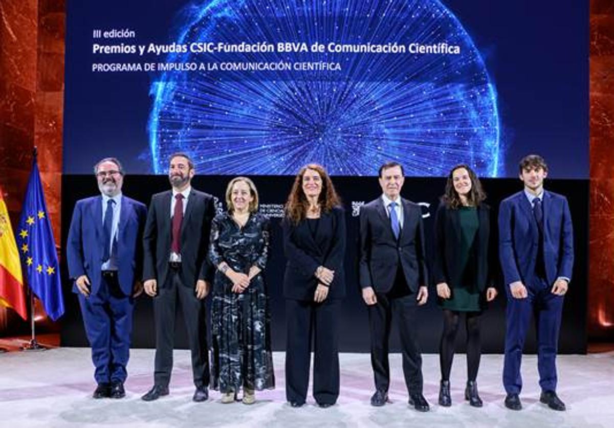 El CSIC reconoce el compromiso con la investigación de la Fundación BBVA