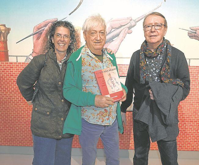 Beatriz Marcos, José Antonio Nielfa 'La Otxoa' y Faustino Ruiz Arnáez.