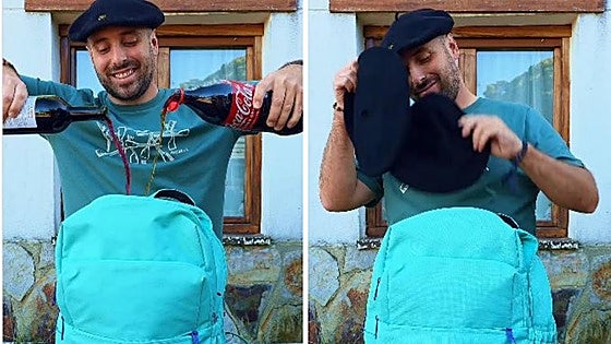El curioso kit de supervivencia vasco de un influencer en caso de catástrofe