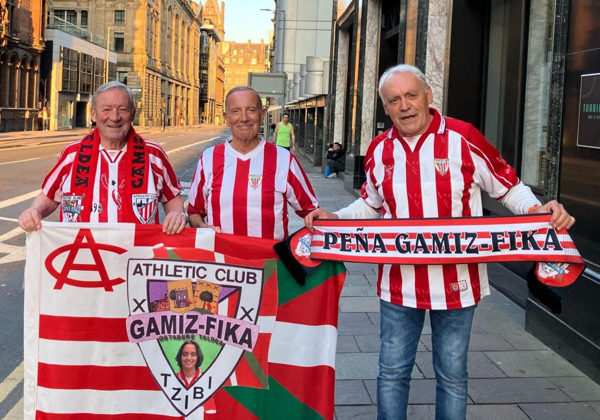 Comienza el desembarco de la afición del Athletic en Glasgow: «Los del Celtic nos animan»