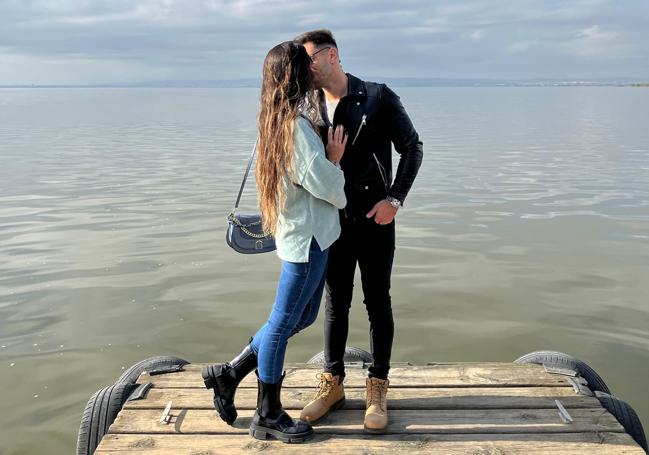 Los novios del Athletic en la Albufera de Valencia.