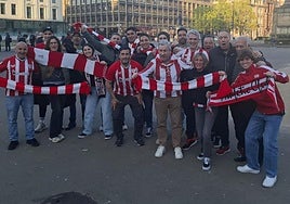 La afición del Athletic ya se deja sentir en Glasgow: «Estamos convencidos, pasamos a semifinales»