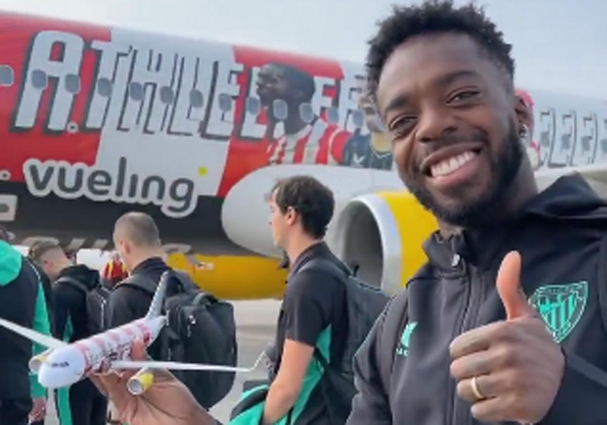 «A lo bajini, a lo bajini», se despide Iñaki Williams antes de viajar a Glasgow