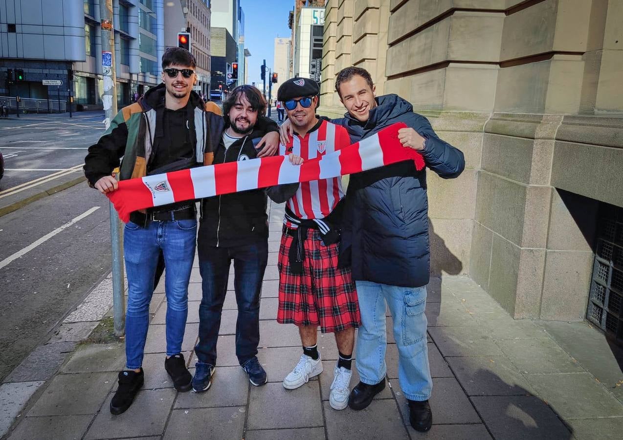 Las imágenes de los athleticzales en Glasgow