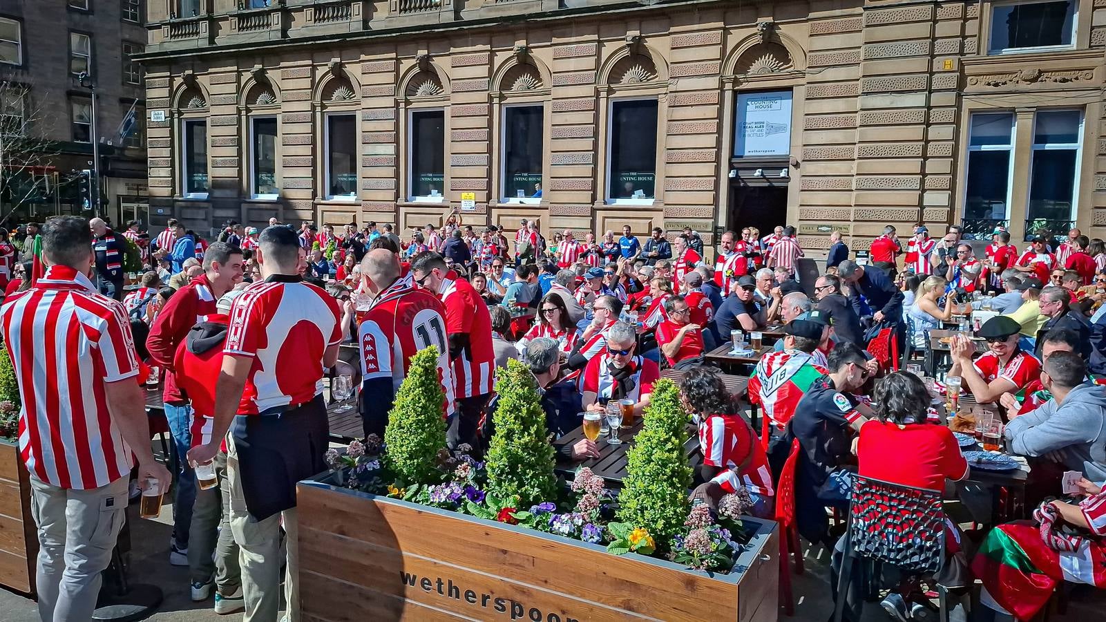 Las imágenes de los athleticzales en Glasgow