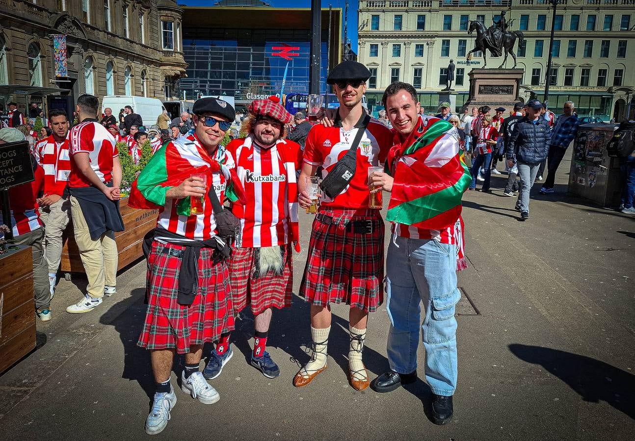 Las imágenes de los athleticzales en Glasgow