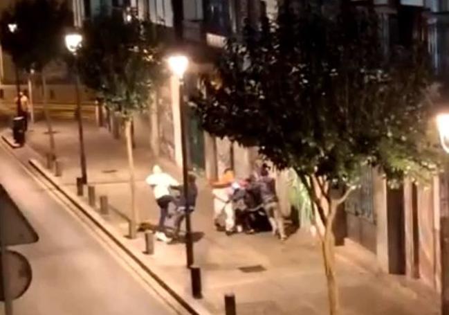 Imagen de uno de los últimos altercados de esta semana en la zona.