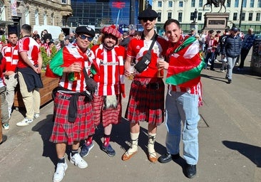 Las imágenes de los athleticzales en Glasgow