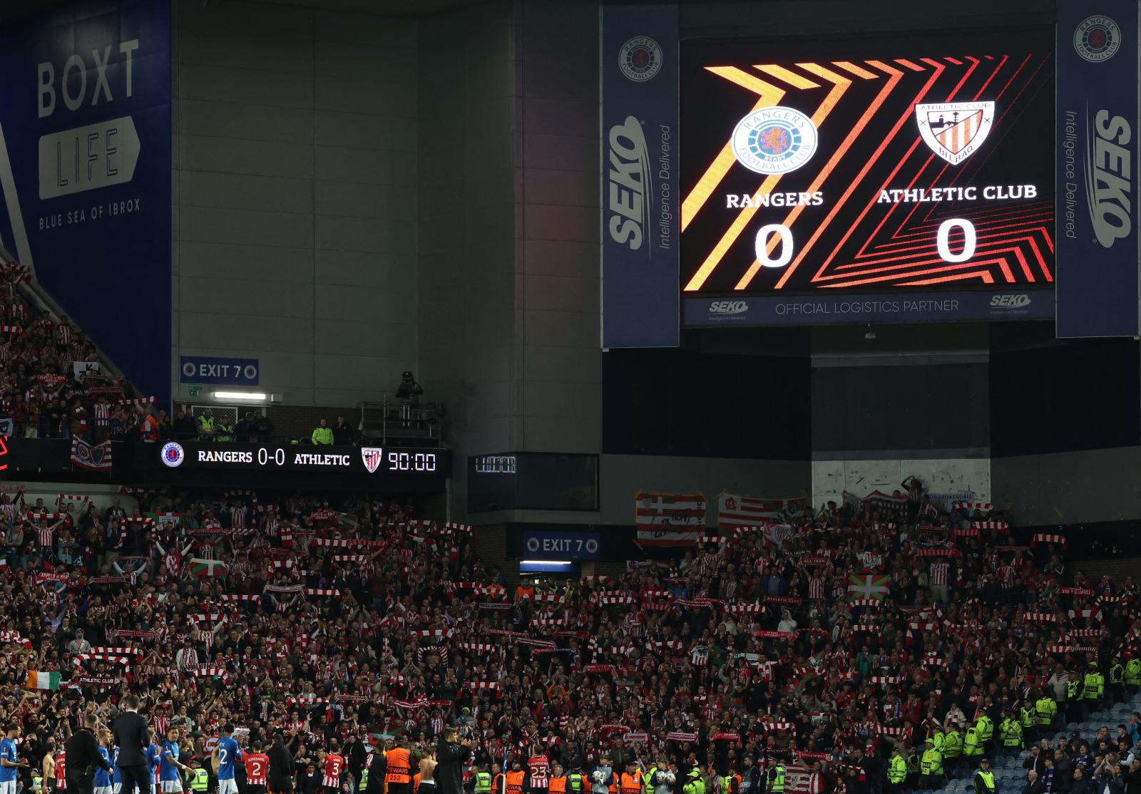 Las imágenes de los athleticzales en Glasgow