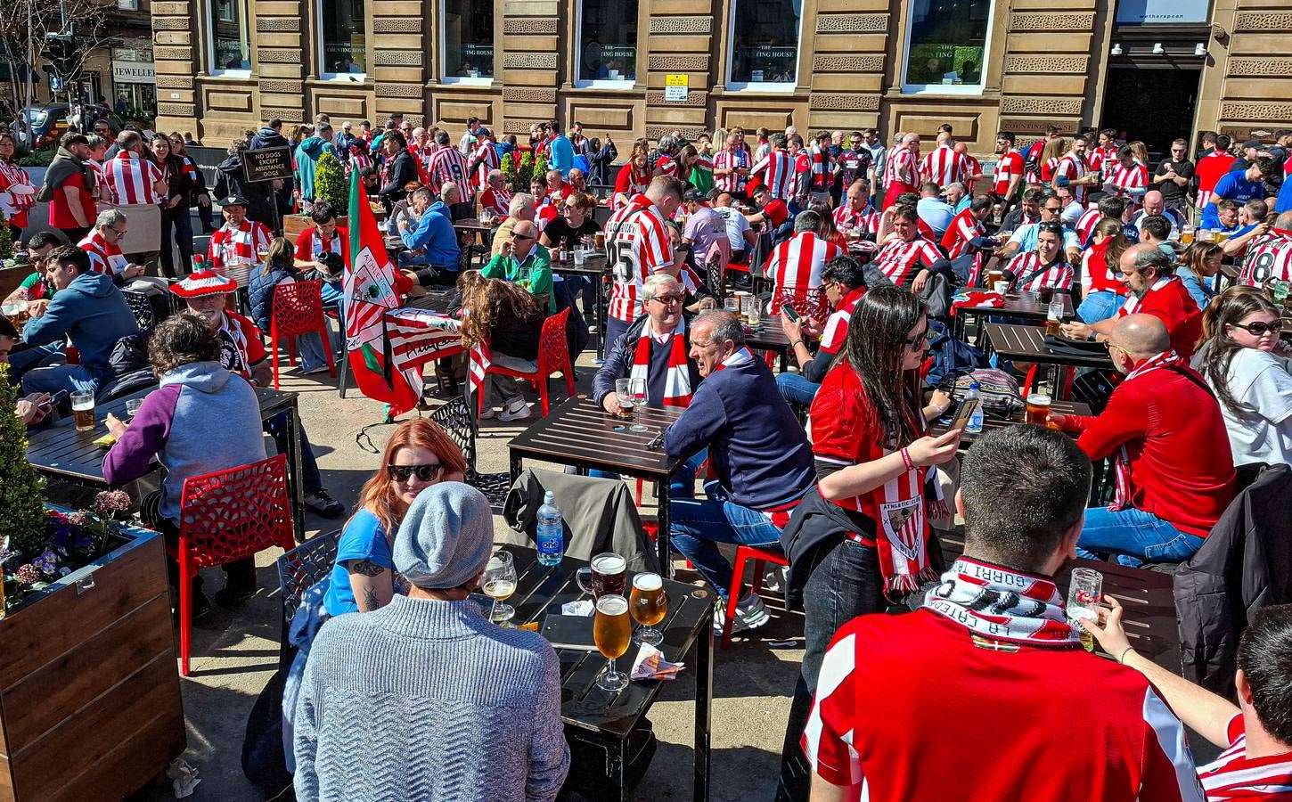Las imágenes de los athleticzales en Glasgow