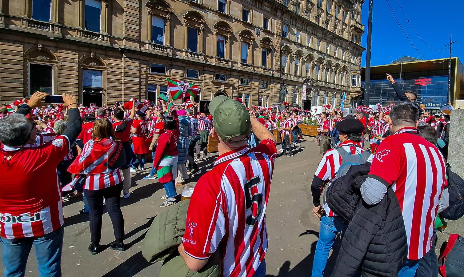 Las imágenes de los athleticzales en Glasgow