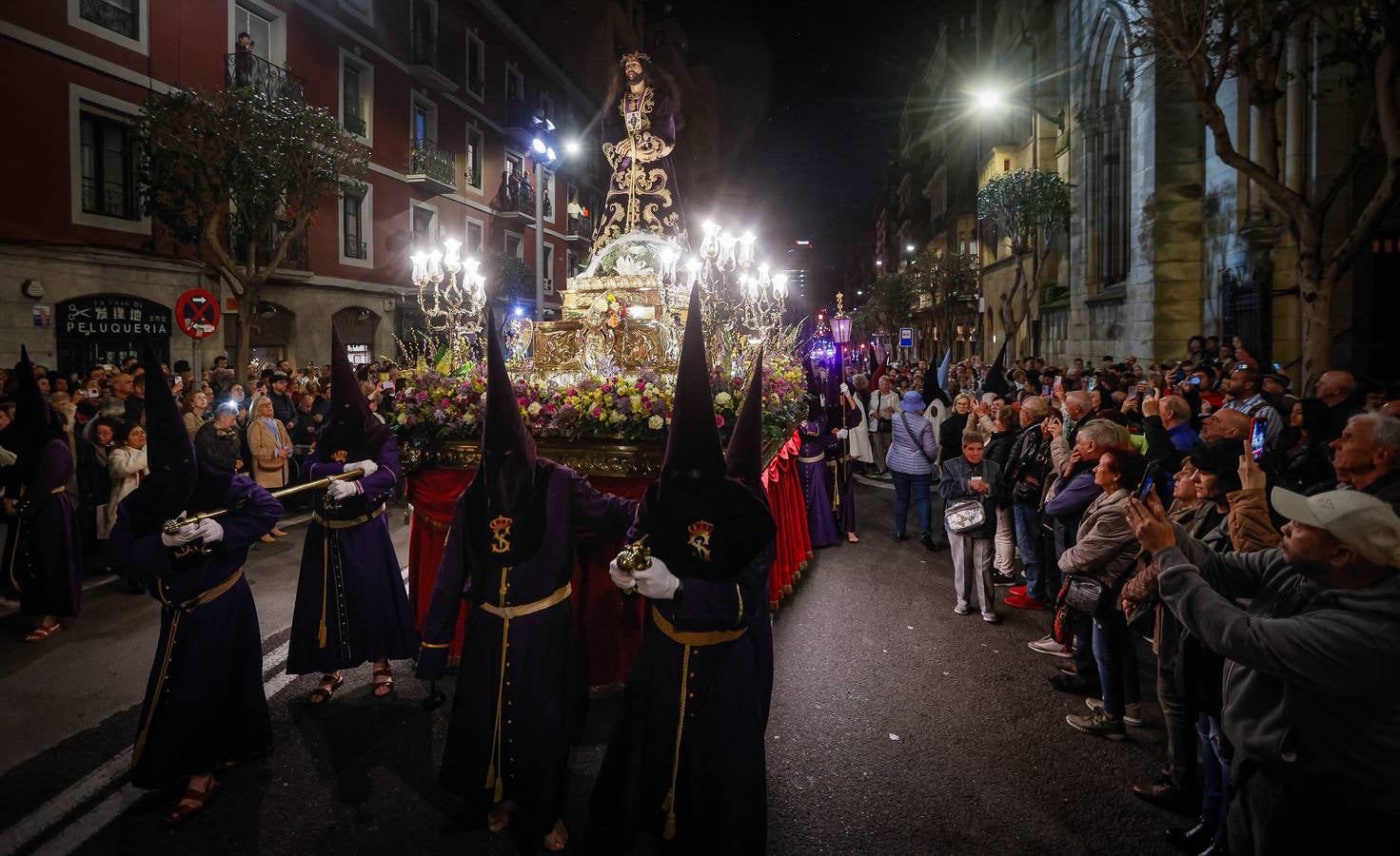 Las imágenes de la procesión del Nazareno en Bilbao