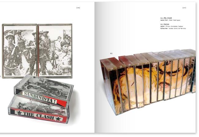 The Clash, vistos por Iñaki Rodríguez, y una colección de casetes de 'varios' realizada por Álvaro Fernández Sedano.
