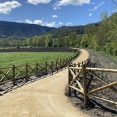 El nuevo tramo de la vía verde del Parque Lineal del Nervión entre Delika y Orduña