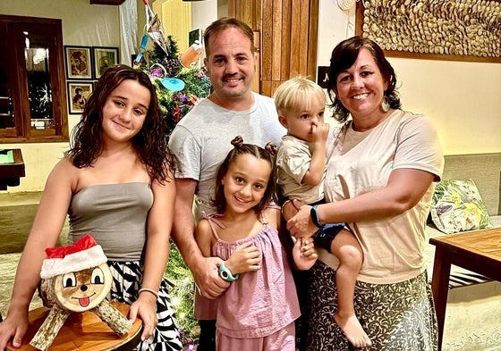 La familia vizcaína que lleva 300 días recorriendo el mundo: «Ahora podemos vivir así, mañana no se sabe»