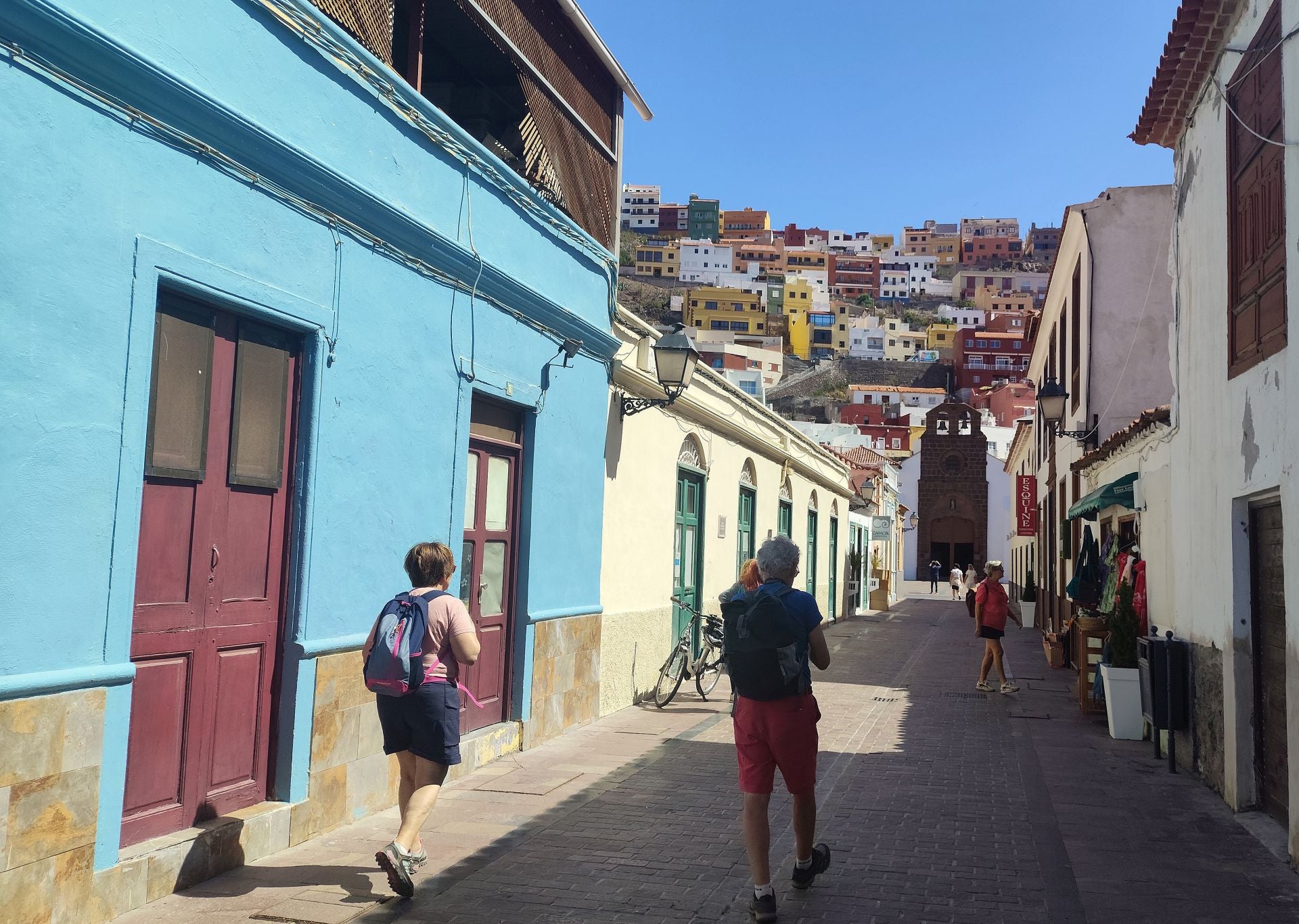 Una calle de la capital, San Sebastián.