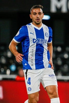 Sedlar, en un partido con el Alavés.