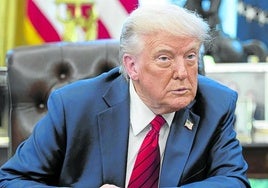 Donald Trump, en la Casa Blanca.