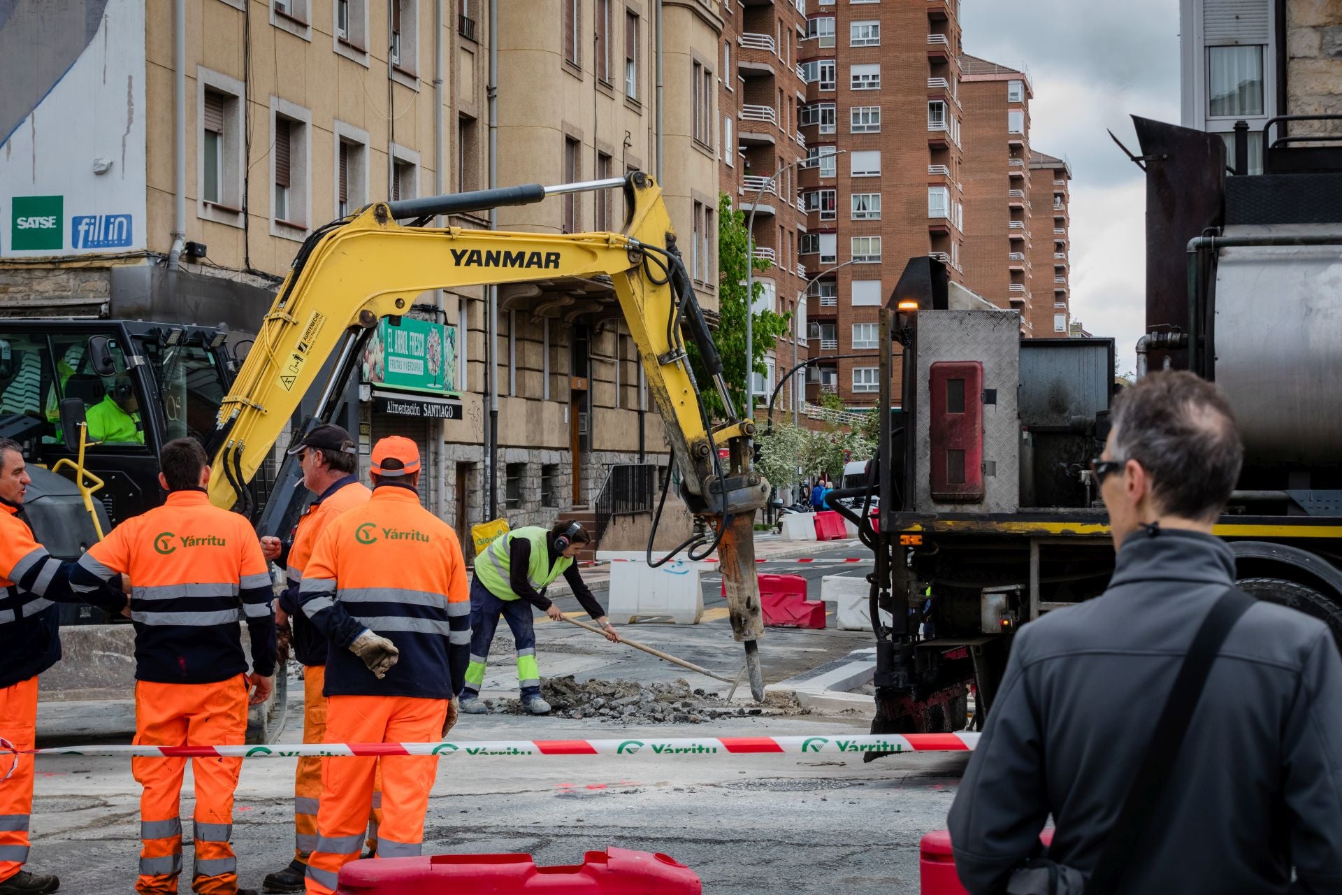 Las imágenes de los nuevos cortes en Los Herrán