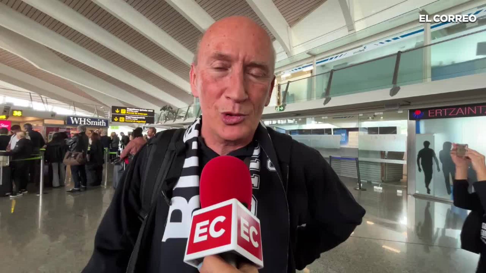 La afición del Bilbao Basket lo tiene claro: “Han dejado un asiento libre en el avión para volver con la Copa”