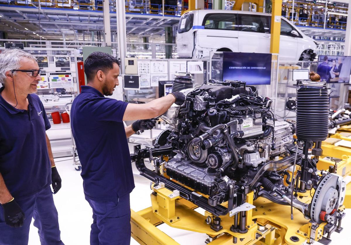 La planta de Mercedes en Vitoria es la mayor exportadora de Euskadi, con aproximadamente un 13% de las ventas al exterior.