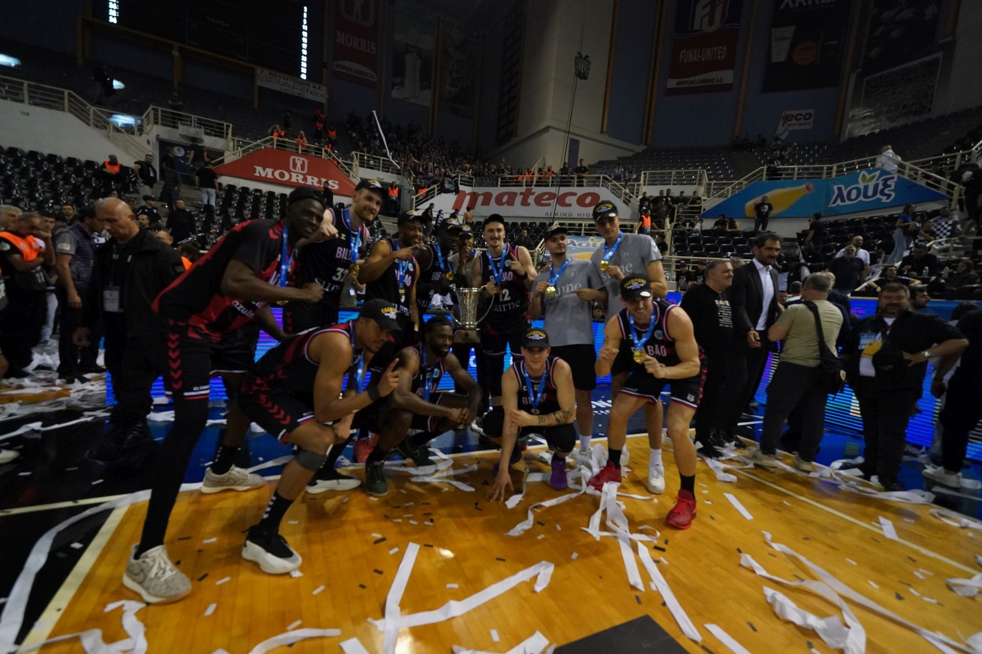 En imágenes la final de la Europe Cup, PAOK-Bilbao Basket
