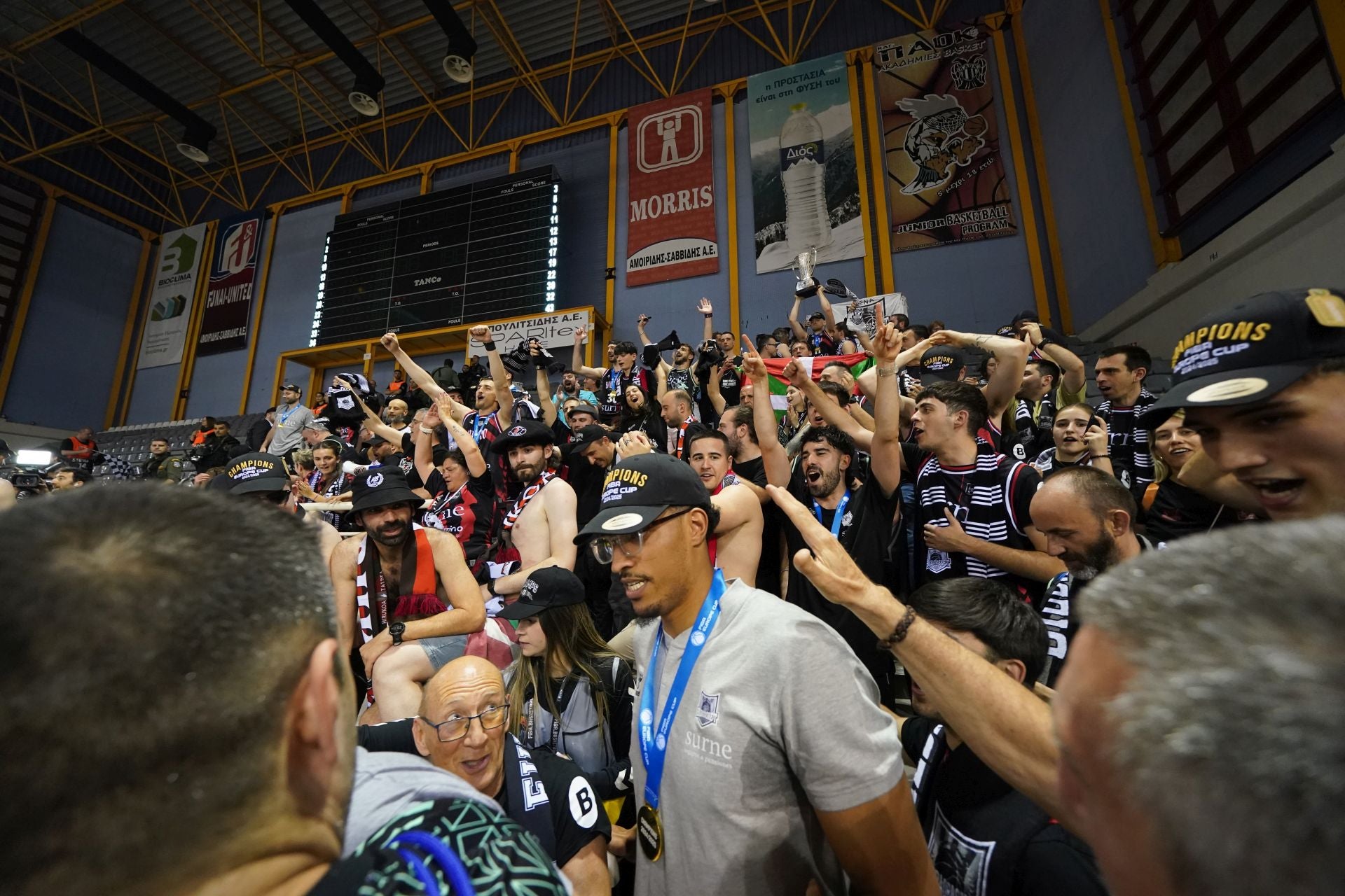 En imágenes la final de la Europe Cup, PAOK-Bilbao Basket