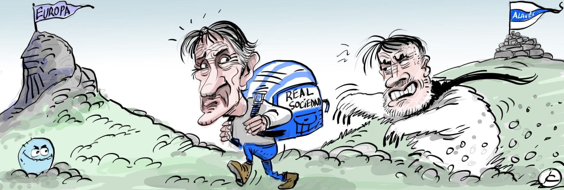 La viñeta de Cerrajería sobre el triunfo del Alavés