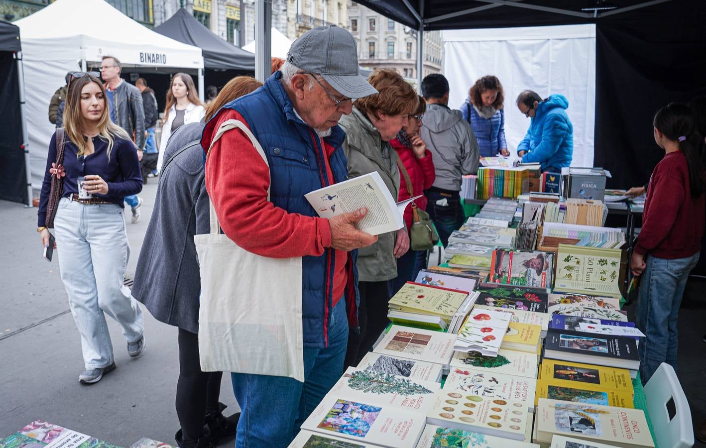 Las imágenes de la Feria del Libro de Bilbao