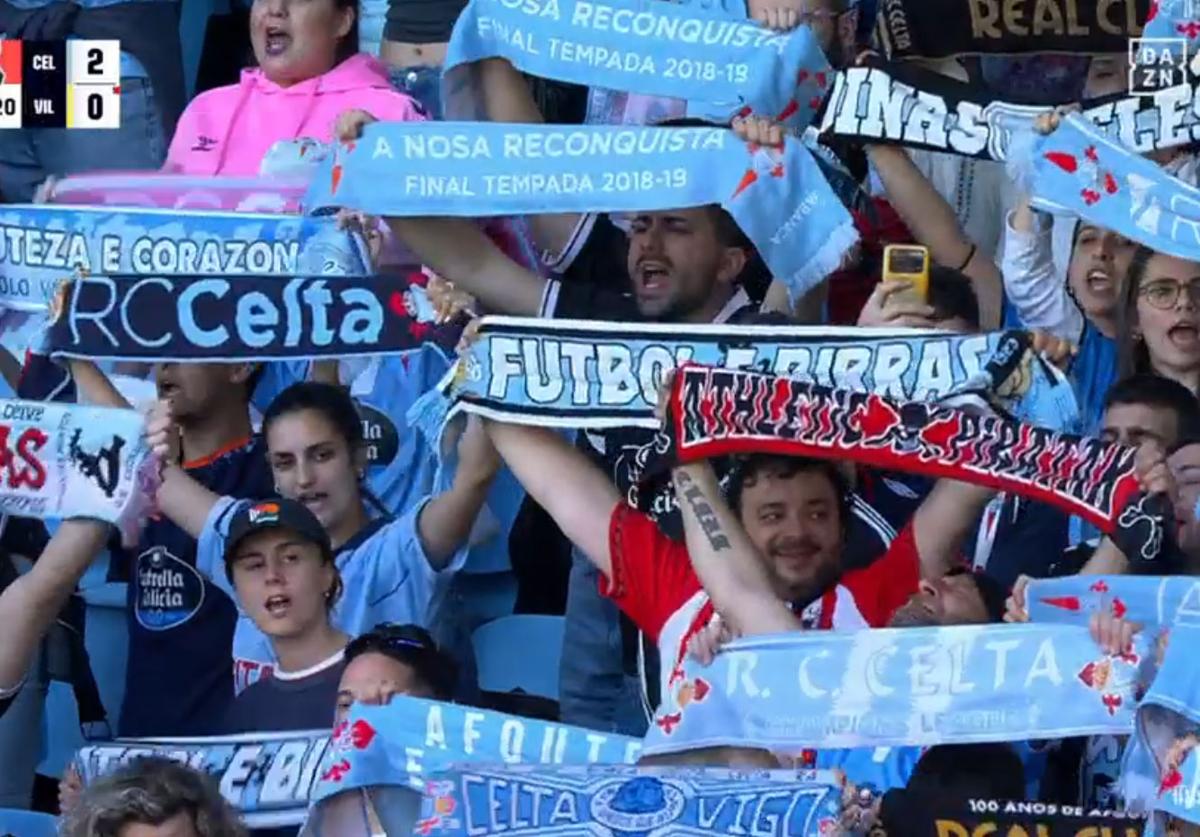 El aficionado del Athletic que vibró con la victoria del Celta contra el Villarreal