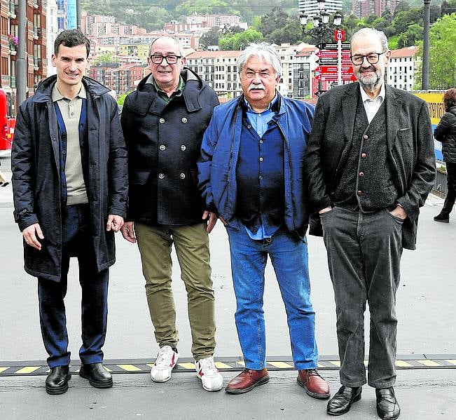 Koldo Bilbao, Iñaki López de Aguileta, Asier Muniategi y Juan Bas.