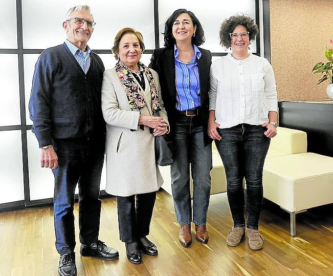 Fernando Zamora, María José Plaza, Yolanda Díez y Ana Viñals.