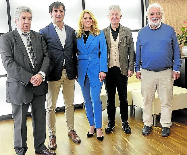 José Ramón López, Gabriel Rodrigo, Kateryna Kaminska, Iñigo Zubizarreta y Marino Montero.