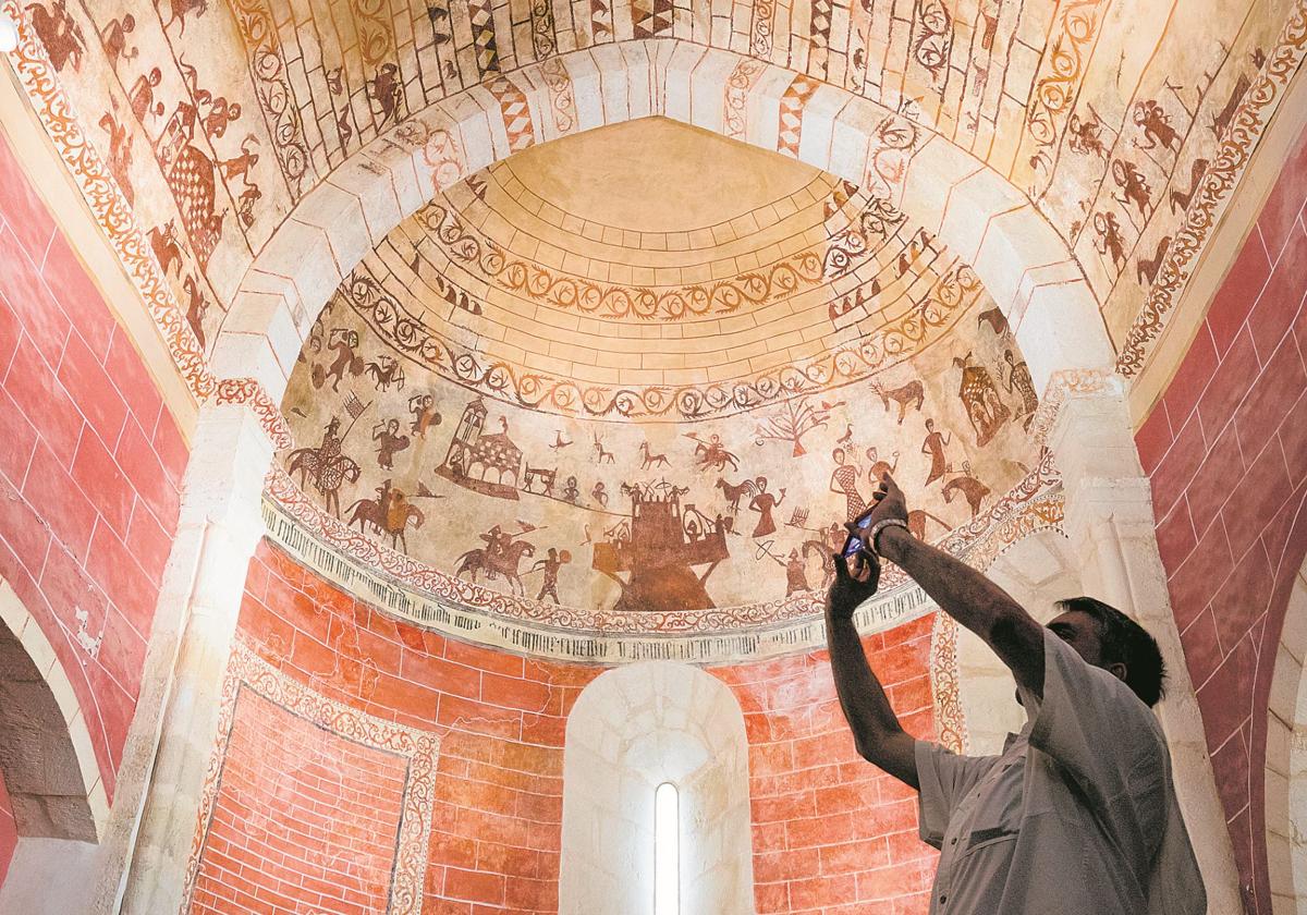 Un cómic medieval en un templo alavés