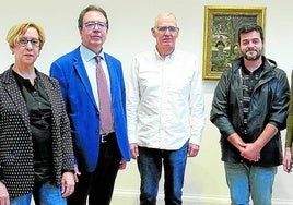 Miriam Alzuri, Fernando Galván Reula, Loyola Martínez, Jon Ander Tomás, Marta Mercadal y Mertxe Arrillaga.