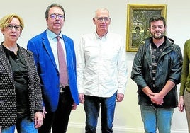 Miriam Alzuri, Fernando Galván Reula, Loyola Martínez, Jon Ander Tomás, Marta Mercadal y Mertxe Arrillaga.