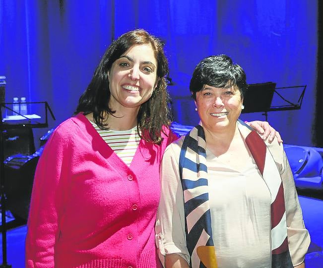 Soledad Martín y Elena Fernández.