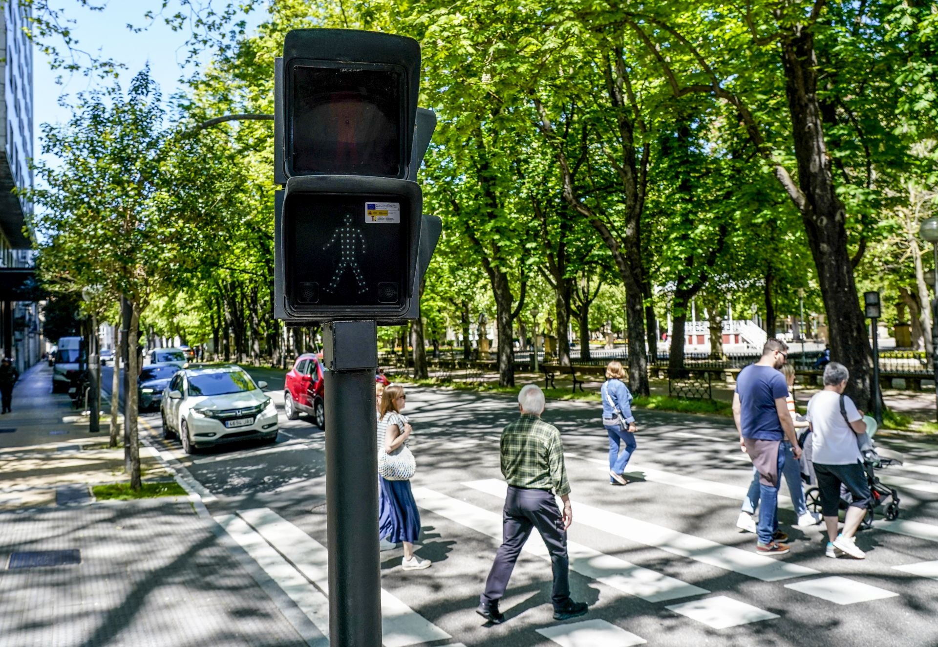 Las imágenes del apagón en Vitoria